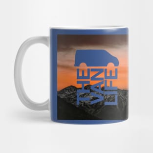 The Van Life Logo (mountain box cut out) Mug